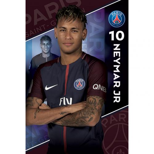 Plakát Paris Saint-Germain FC Neymar 10