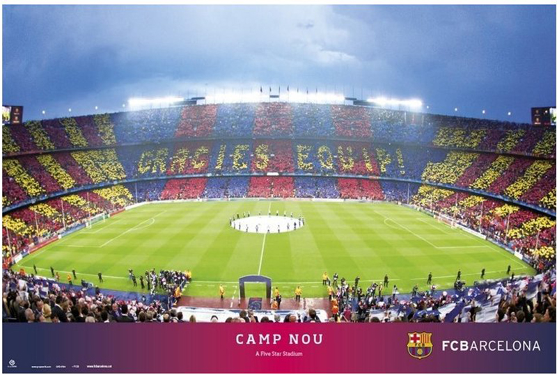 Plakát Barcelona FC Camp Nou