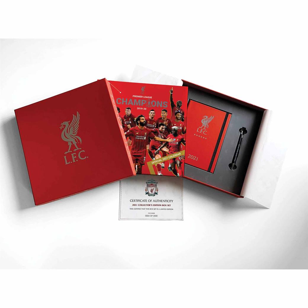 Dárkový sběratelský box 2021 Liverpool FC