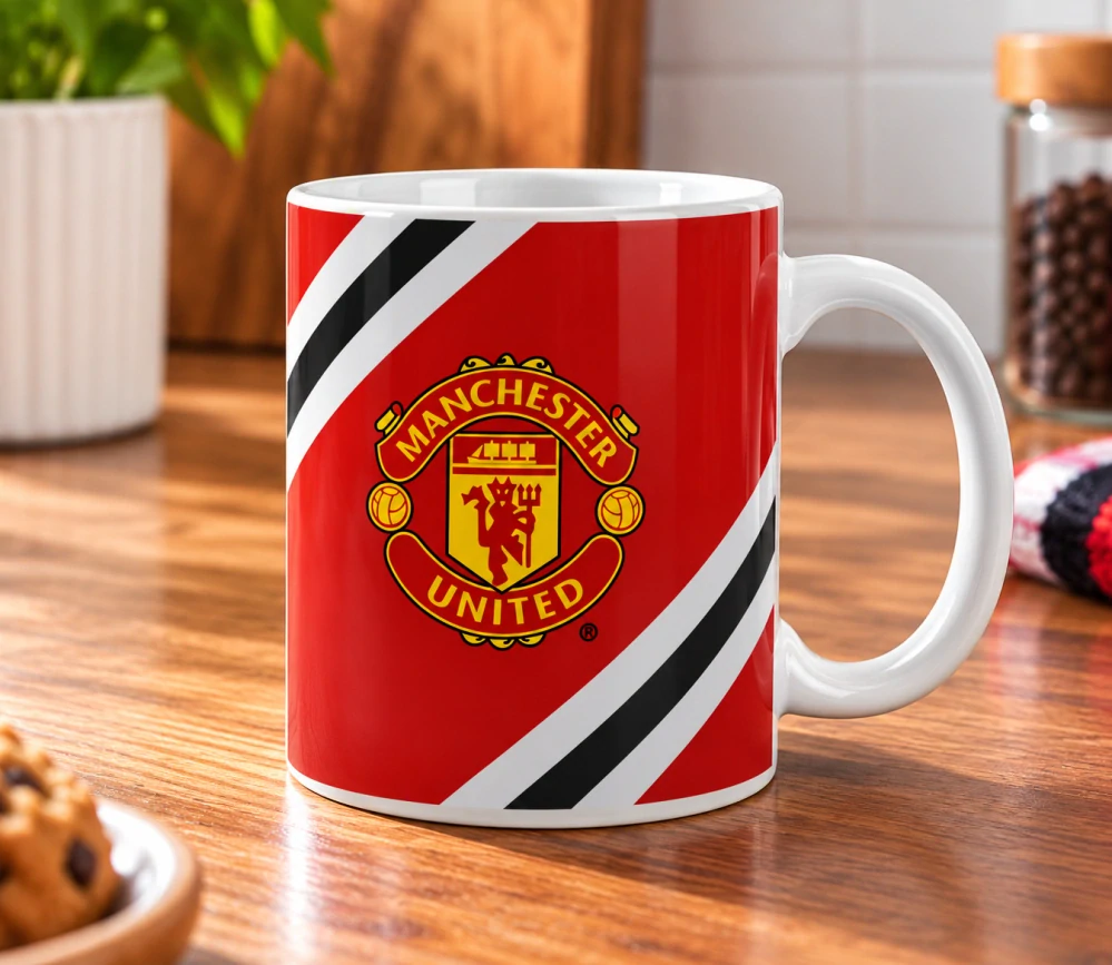Hrnek Manchester United FC Stripe