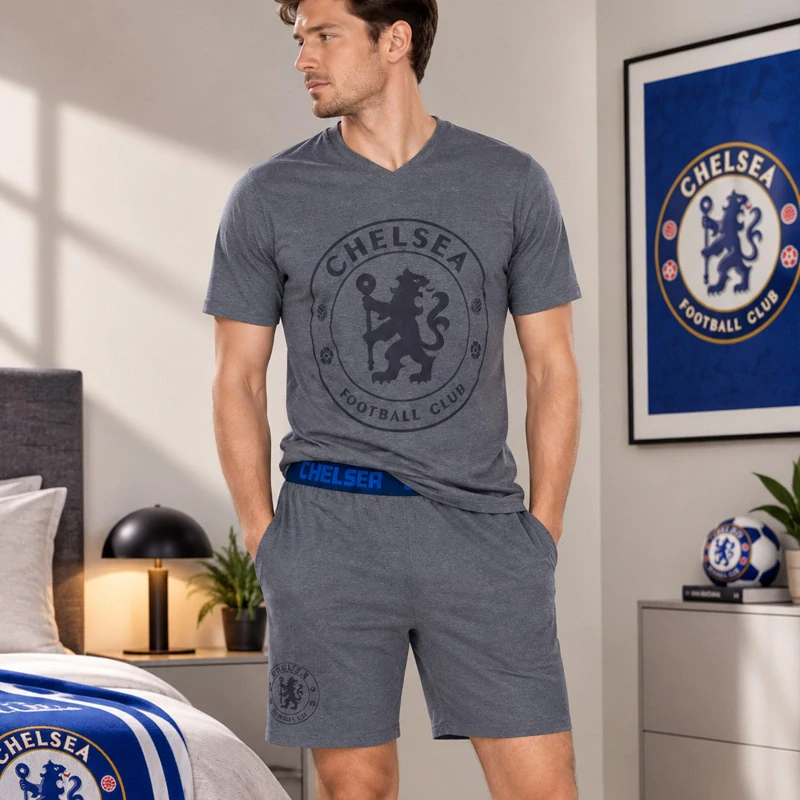Pánské pyžamo Chelsea FC - šedá