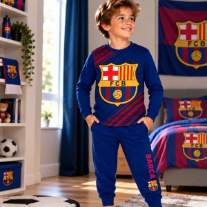 Dětské pyžamo Barcelona FC Reflex Blue Long