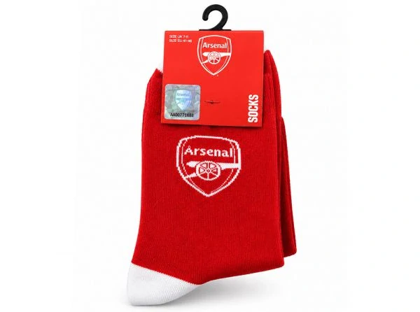 Kotníkové ponožky Arsenal FC 3 páry - červená