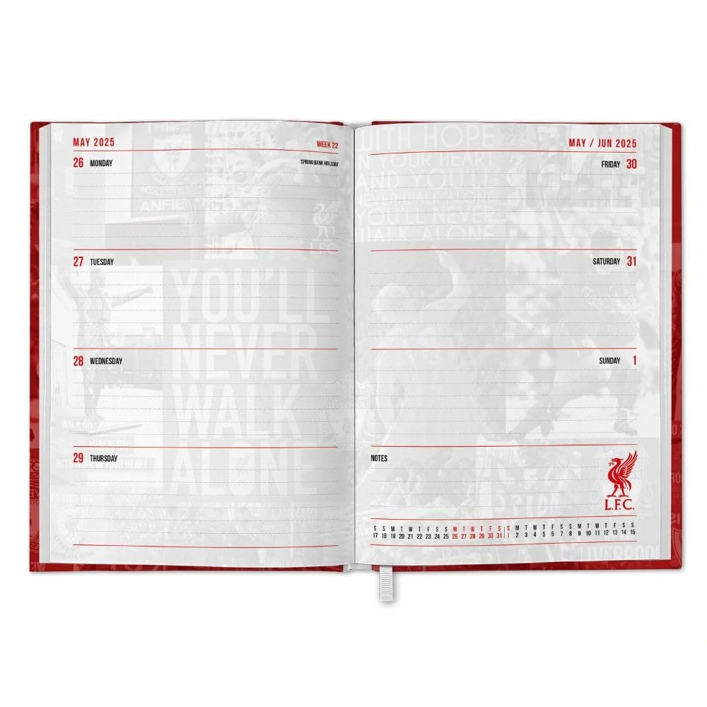 Diář 2025 Liverpool FC