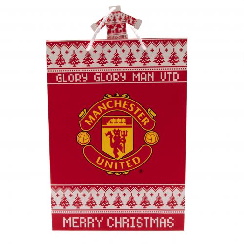 Vánoční dárková taška Manchester United FC
